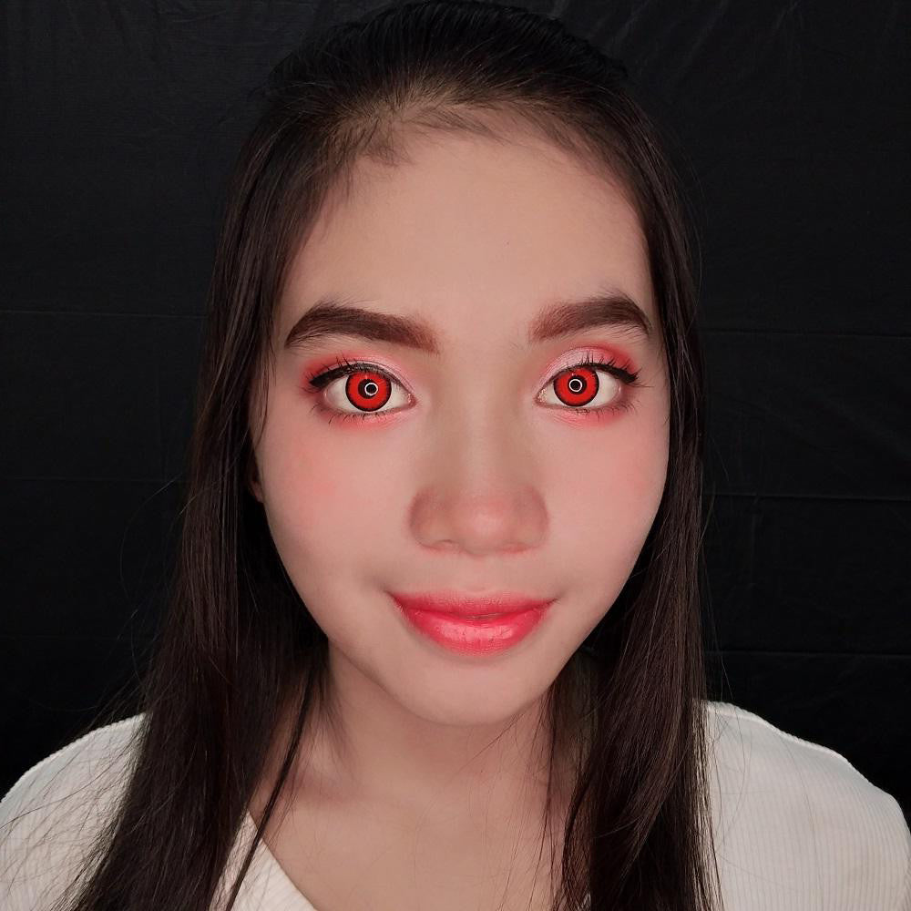 Mystic Red Circle Lenses | Yearly