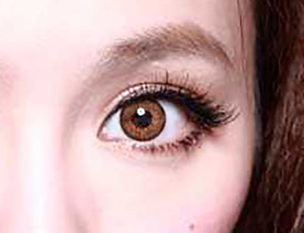 Sweety Natural 3 Tones Brown circle lenses (similar to EOS Dolly Eye Natural 3 Tones)
