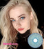 Our bright and opaque New York Blue colored circle lenses are designed to transport you into the cinematic realm where eye transformations are nothing short of spectacular. These lenses boast a hand-painted effect, reminiscent of the mesmerizing eye designs seen on the silver screen. Crafted with the utmost precision, they bring a captivating depth to your gaze that's perfect for dramatic flair. Beyond their aesthetic brilliance, these lenses are made with cutting-edge silicone hydrogel, ensuring a comforta