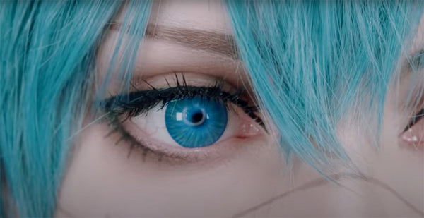 New York Blue Circle Lenses | Yearly