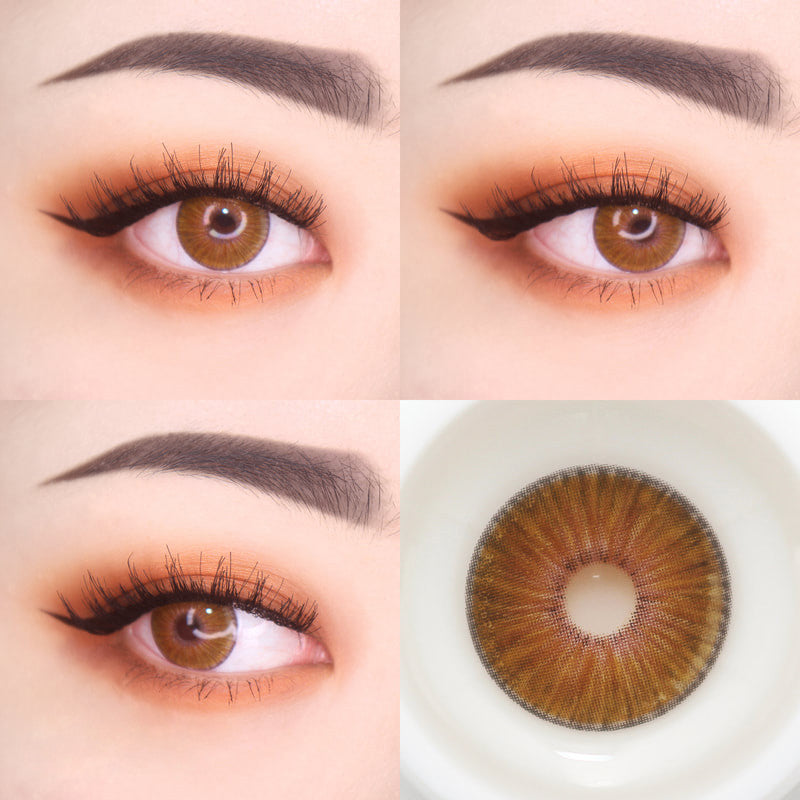 Urban Layer New York N Hazel hand painted circle lenses