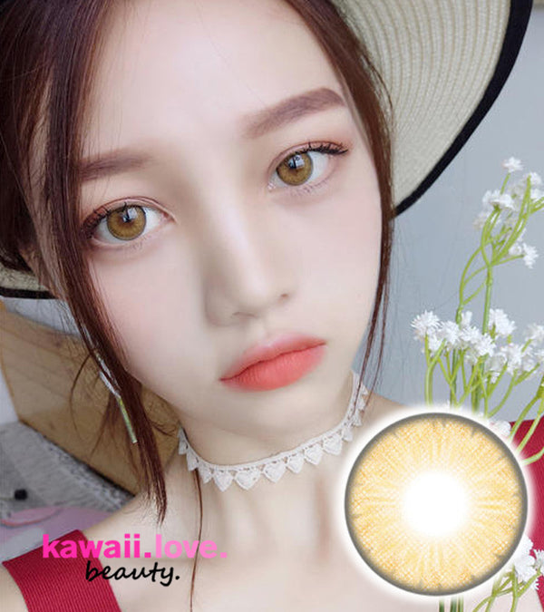 Natural Orlando Brown colored contacts / circle lens by Urban Layer ships fast from the USA
