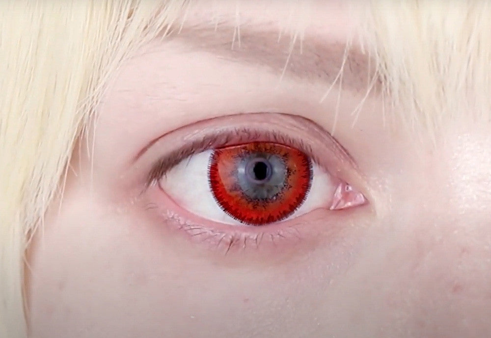 Poppy Red Circle Lenses
