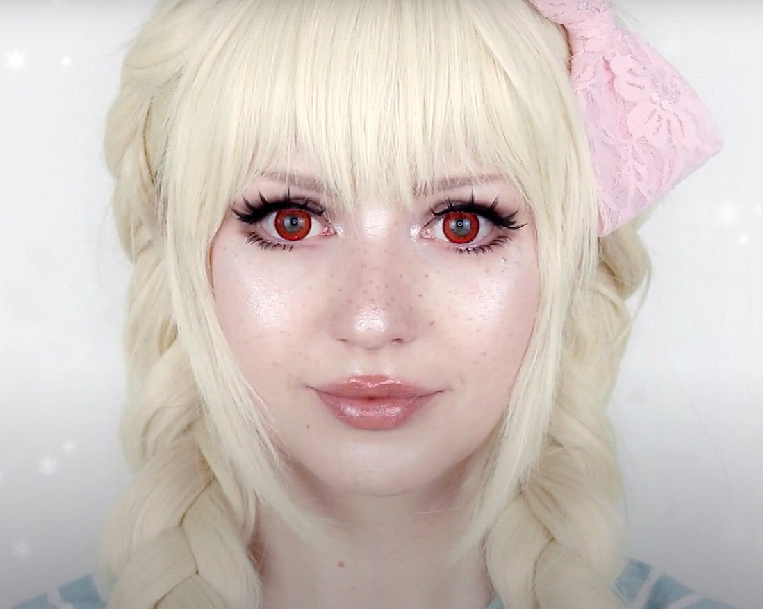 Poppy Red Circle Lenses