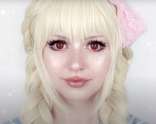Poppy Red Circle Lenses