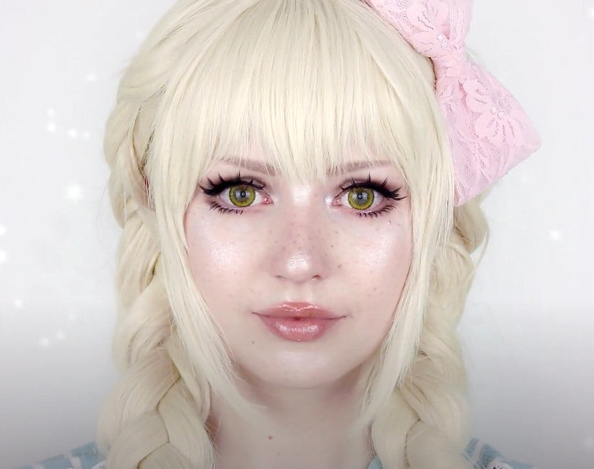 Poppy Yellow Circle Lenses