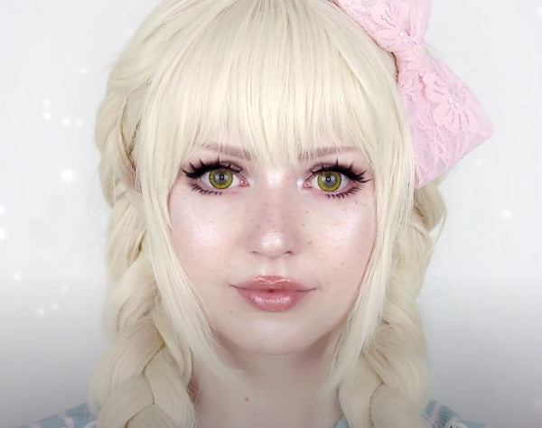 Poppy Yellow Circle Lenses