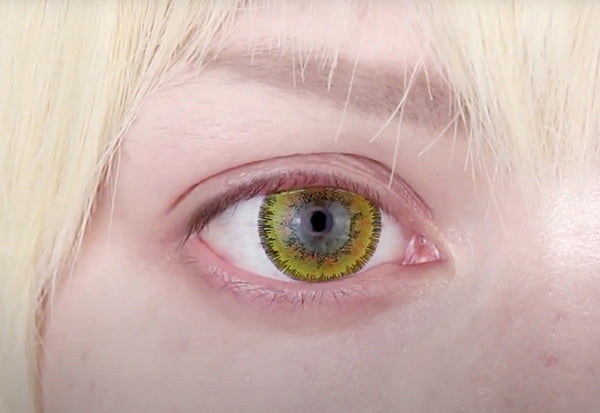 Poppy Yellow Circle Lenses