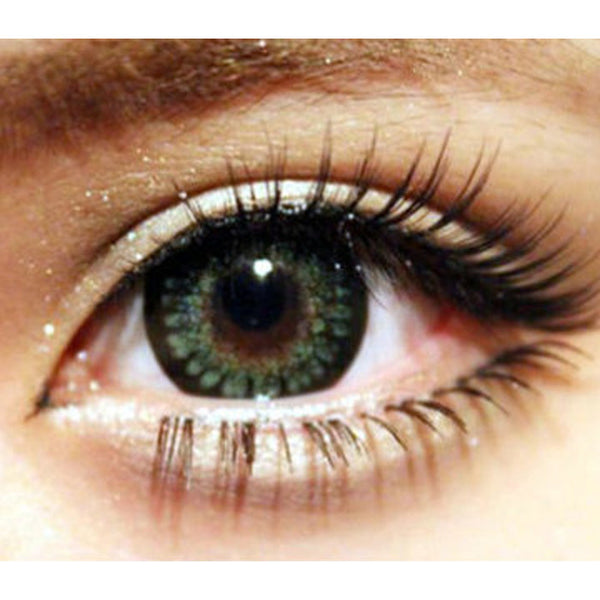EOS Bambi Green (A3 Cookies) Circle Lenses eye design detail close-up