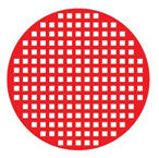 Red Mesh / Red Screen cosplay contact lenses