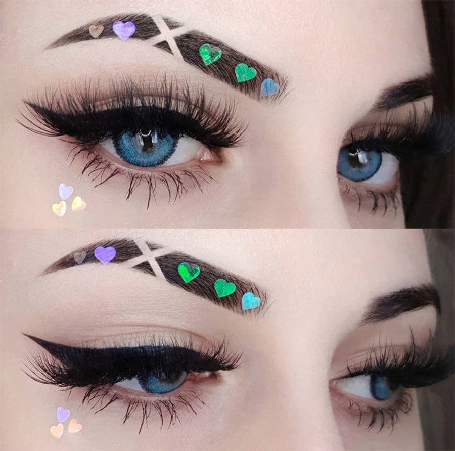 Sakura Blue circle colored contact lens