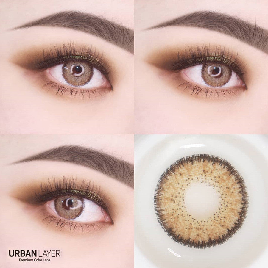 Sakura Brown Circle Lenses | Yearly Secondary image