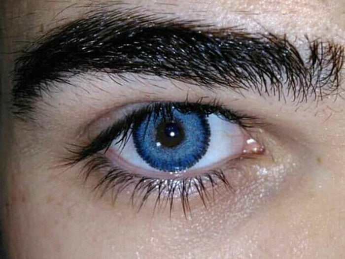 Sakura Blue dolly eye 3 tone circle lenses, US Stock