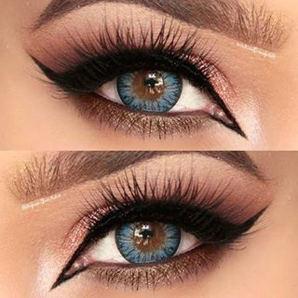 Sea Blue circle lenses, vibrant Colors of the Wind Korean aqua colored contact lens