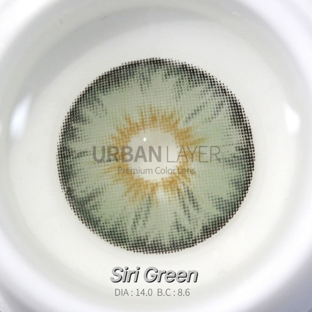 Siri Green Colored Lenses | Yearly Lens