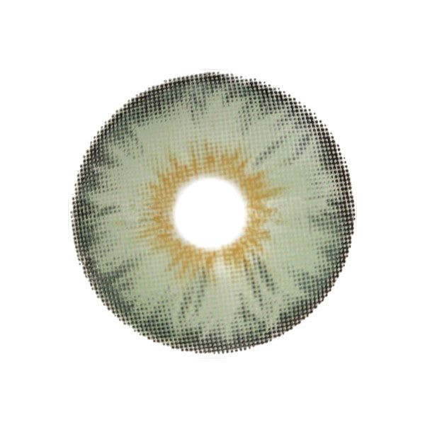 Siri Green circle lenses are realistic looking and pretty over any eye color. These spellbinding jade green contact lenses blend seamlessly with your natural irises and lend your eyes a veil of lovely 3 tone color and a defining outer rim. These cool jewel hued Siri Green colored contacts by Urban Layer come with a free lens case and ships fast from the USA.