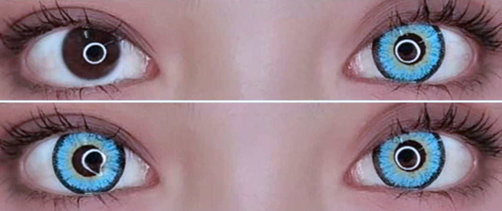 Snow Blue Circle Lenses