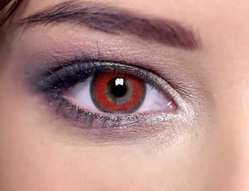 Snow Red Circle Lenses Secondary image