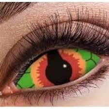 Spring Iguana 22mm sclera full eye theatrical colored contact lenses