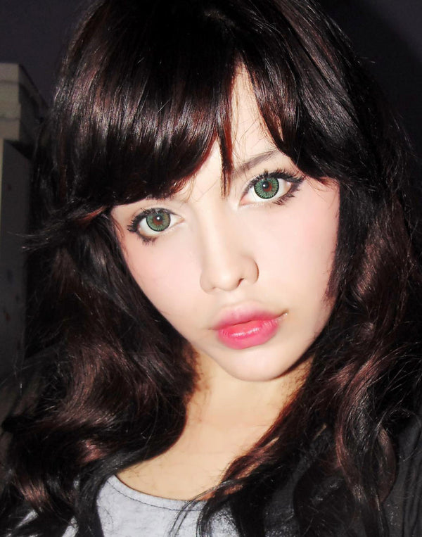 Dolly (Super Nudy) Green Circle Lenses
