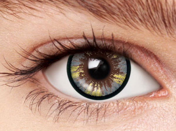 Sweety Rainbow Grey circle lenses