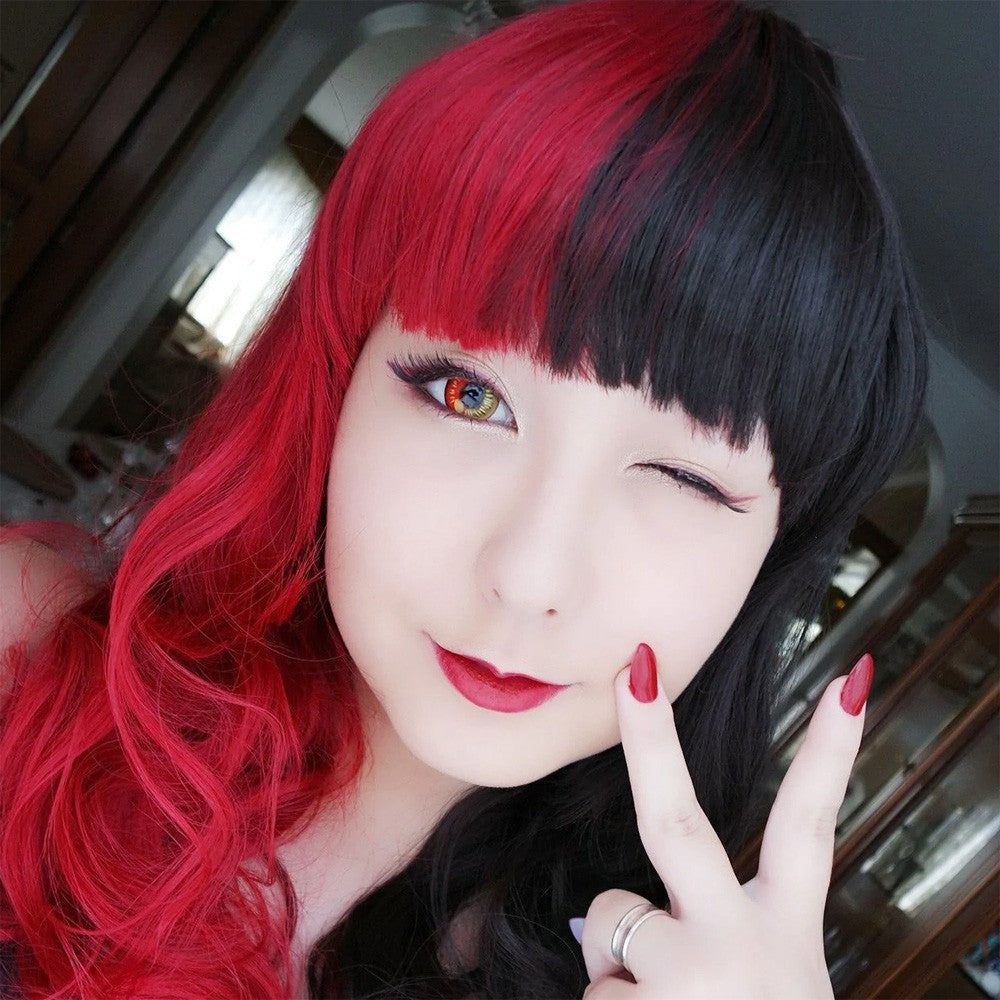 Red Anime Circle Lenses