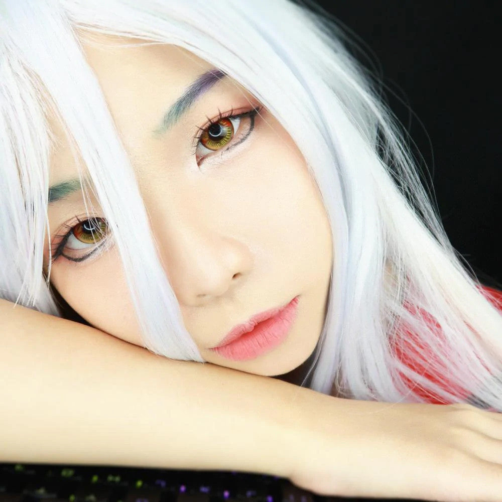 Anime Red Circle Lenses | 1 Year