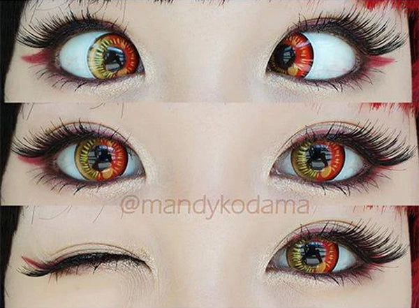 Red Anime Circle Lenses