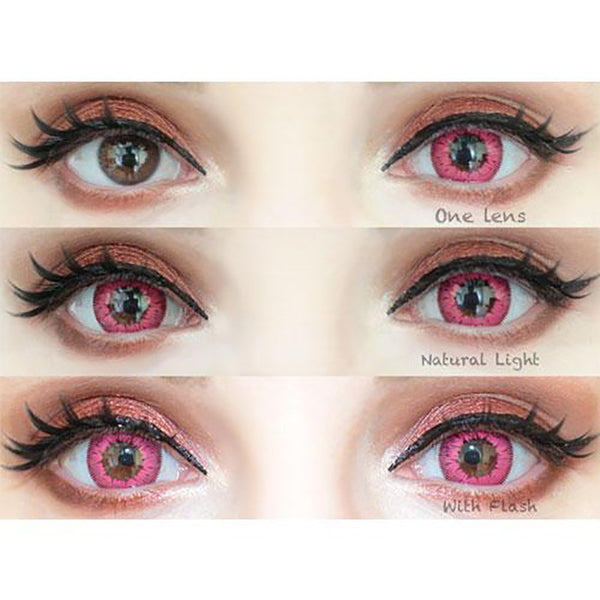 Free Pink Circle Lenses