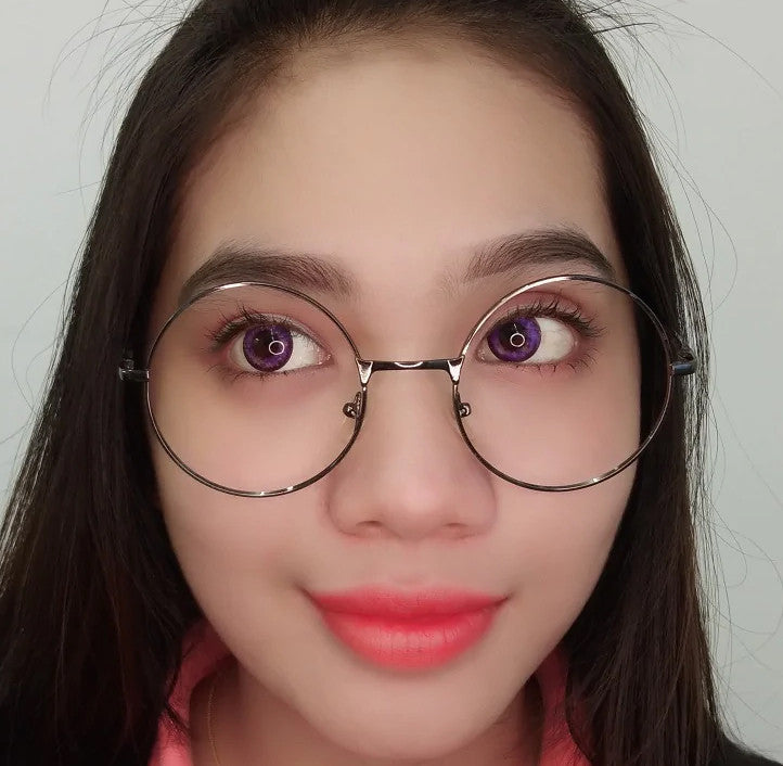 Galaxy Violet Circle Lenses Secondary image