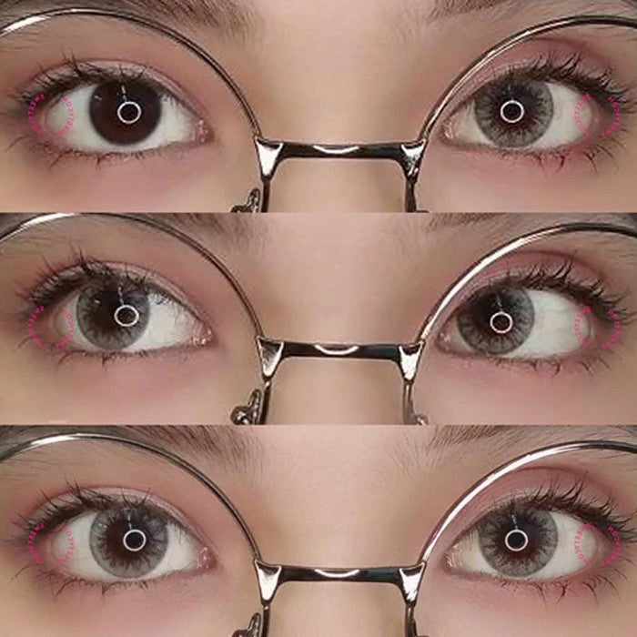 Glass Ball Light Grey Circle Lenses