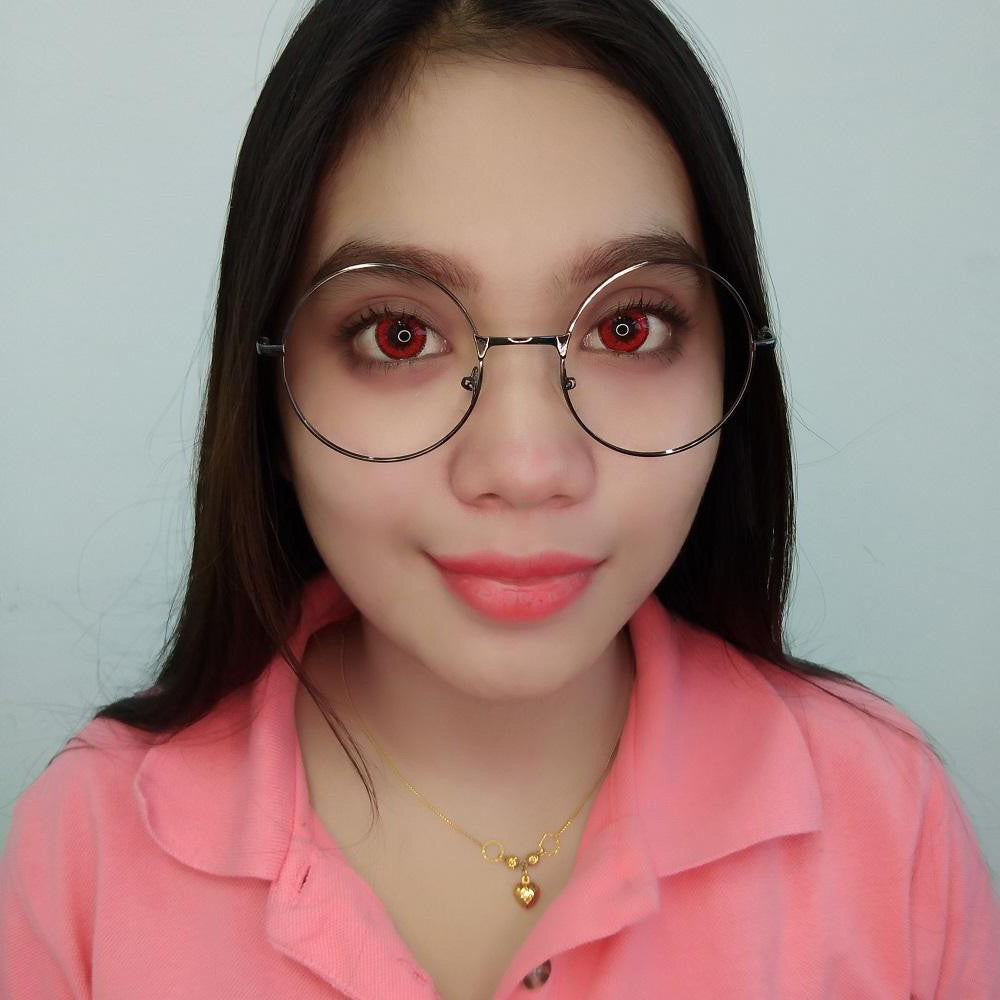 Poppy Red Circle Lenses