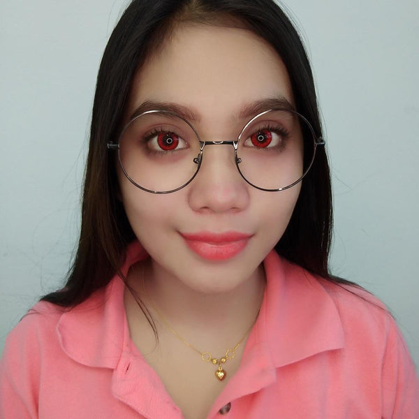 Poppy Red Circle Lenses