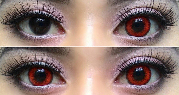 Poppy Red Circle Lenses