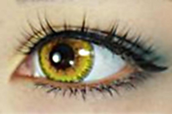 Poppy Yellow Circle Lenses