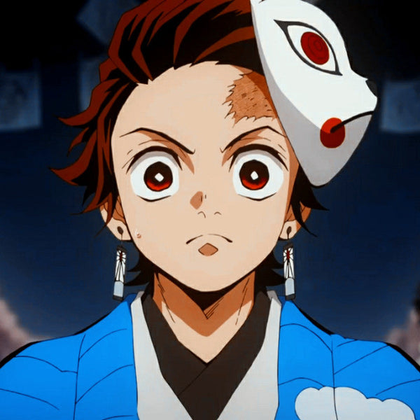 Tanjiro Demon Slayer Circle Lenses | 1 Year