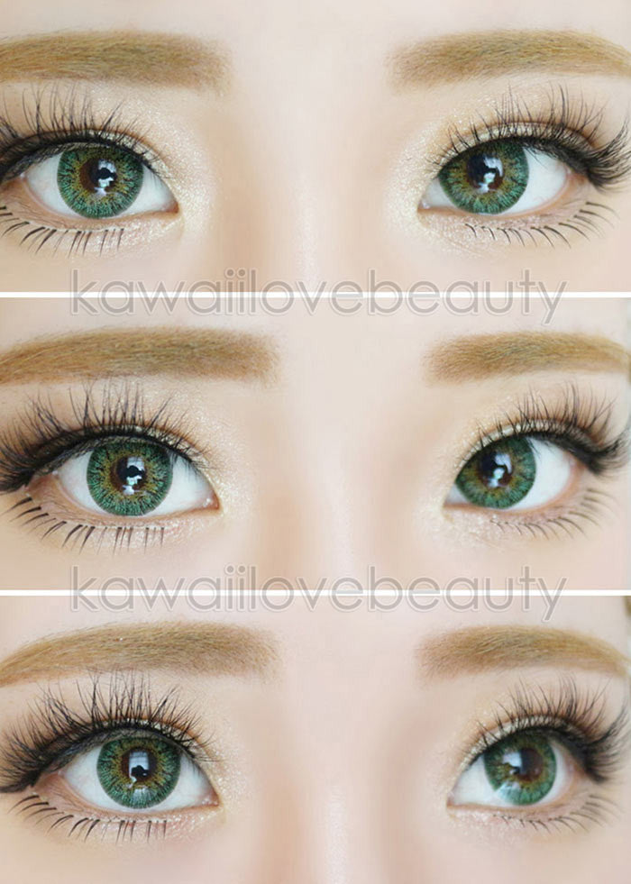 3-Tone Impressions Ever Green Circle Lenses