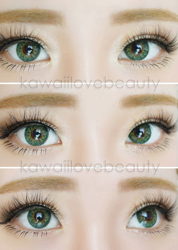 3-Tone Impressions Ever Green Circle Lenses