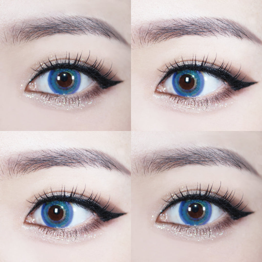 Ethereal Tropical Blue circle lenses by Urban Layer