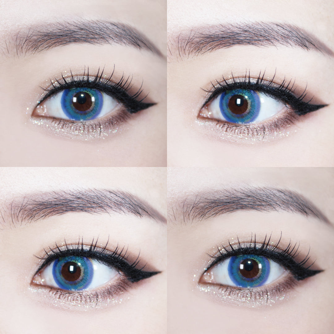 Ethereal Tropical Blue circle lenses by Urban Layer