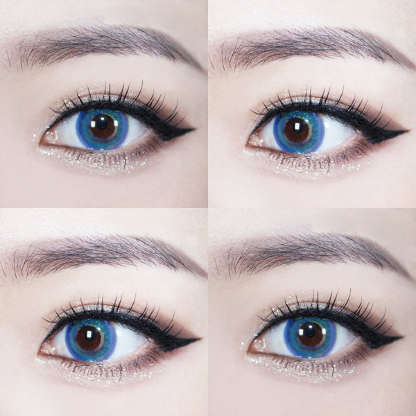 Ethereal Tropical Blue circle lenses by Urban Layer