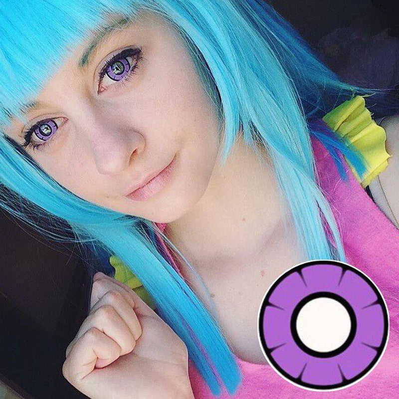 Vivid Twilight Violet circle lenses ship fast from the USA