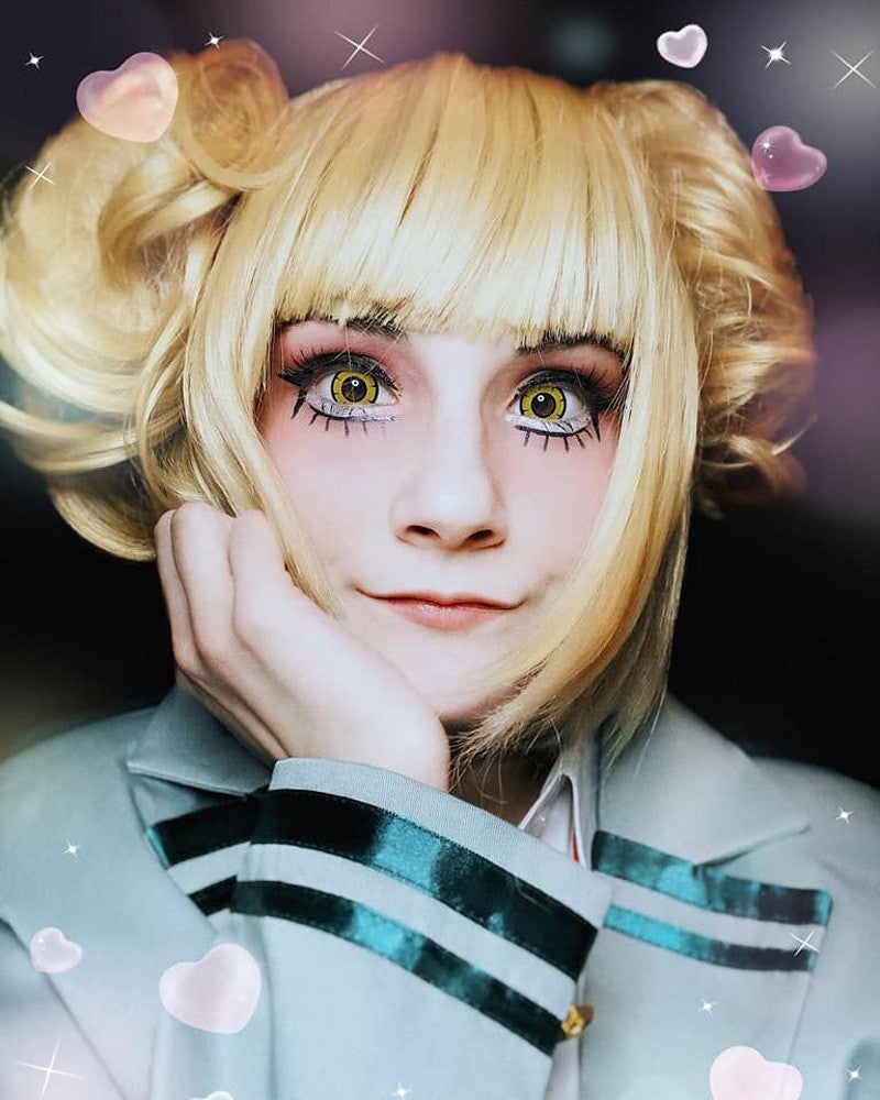 Barbie Twilight Yellow circle lenses for cosplay