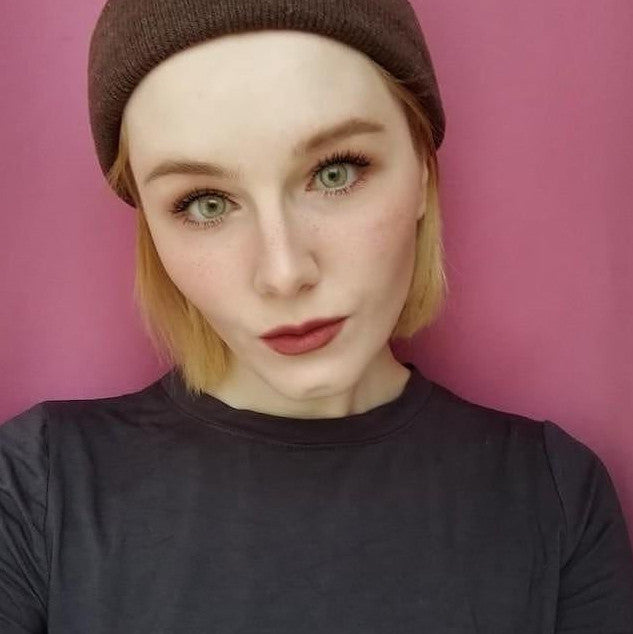 Angeles Grey hand painted effect colored circle lenses by Urban Layer