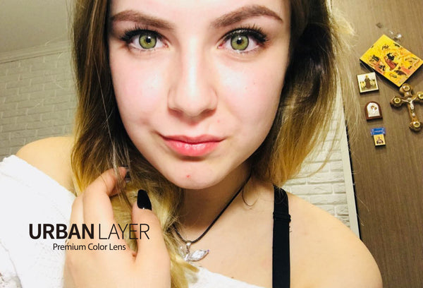 Cloud R Green Circle Lenses | 1 Year