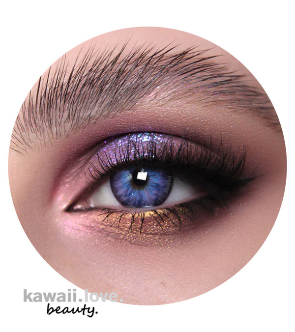Mesmerize in these stunning vivid purple gradient circle lenses in new Amazon Violet by Urban Layer Korea, perfect for topping your eyes with breathtaking color for your next cosplay or every day unique personal expression! Each pair of Urban Layer Amazon Violet comes with a free contact lens case and ships fast from the USA.