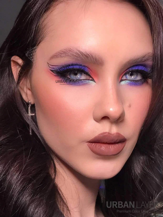 Angeles N Violet Colored Lenses | 1 Year