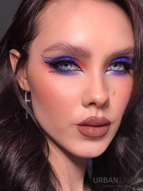 Angeles N Violet Colored Lenses | 1 Year