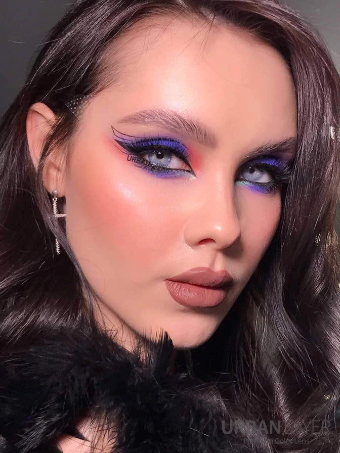 Angeles N Violet Colored Lenses | 1 Year