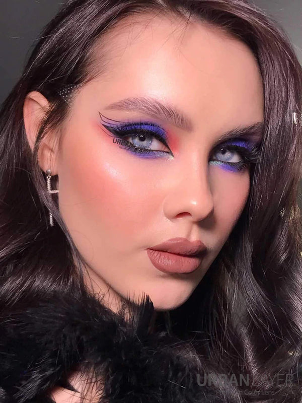 Angeles N Violet Colored Lenses | 1 Year